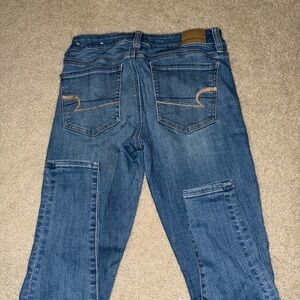America Eagle Blue Jeans Jeggings